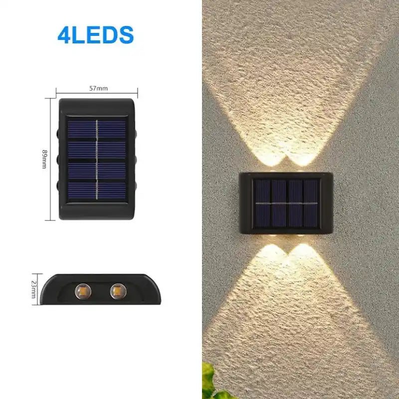4Led Solar Wall Lamp