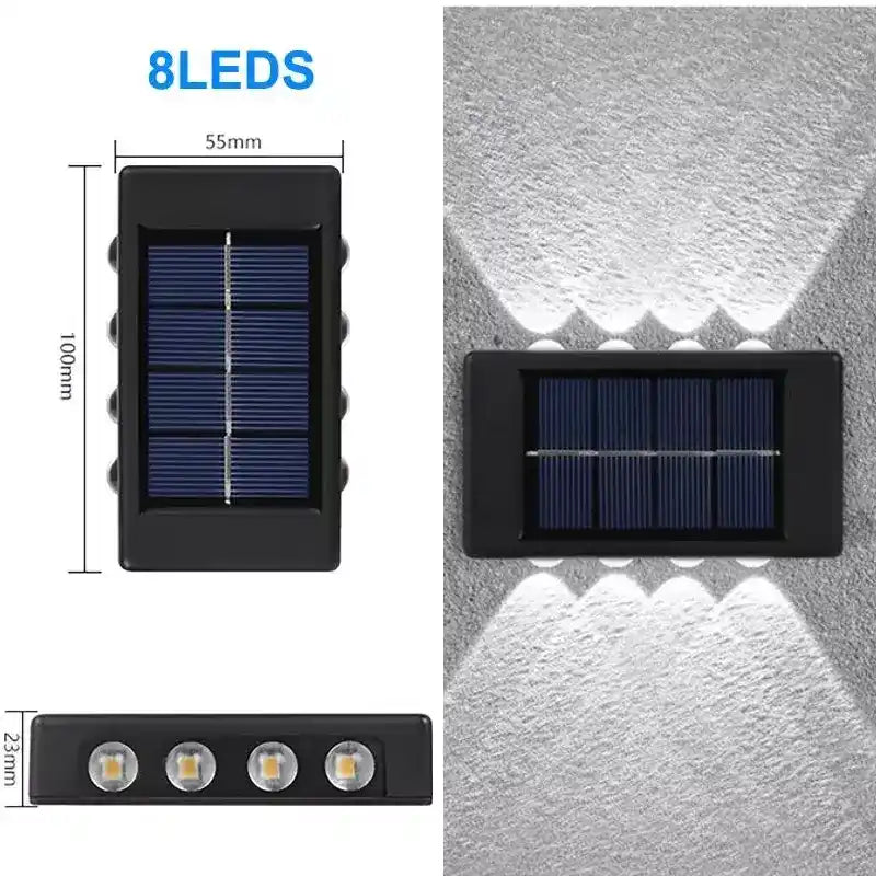 8Led Solar Wall Lamp