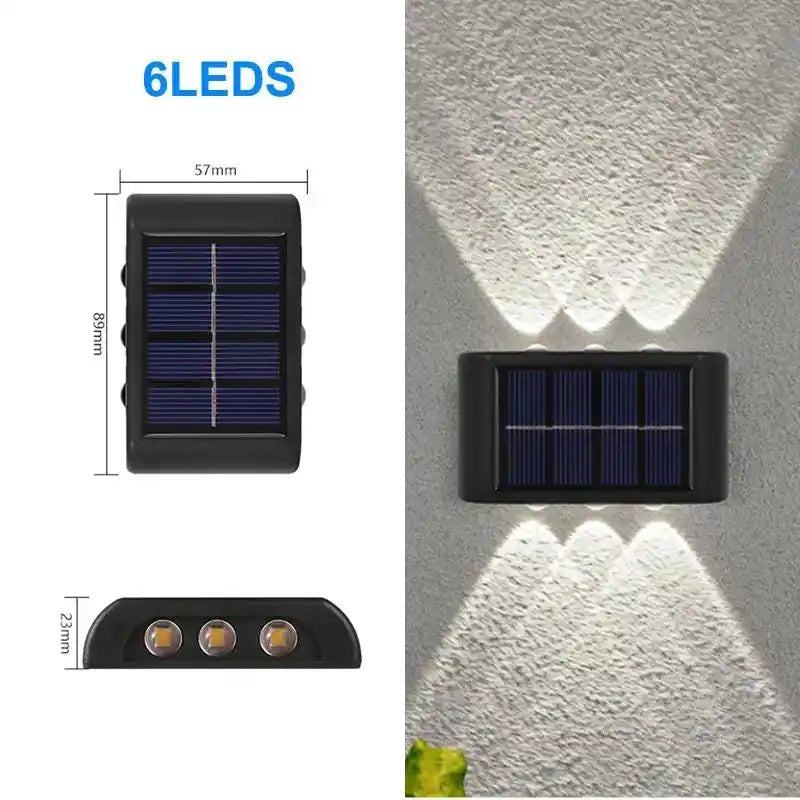 6Led Solar Wall Lamp